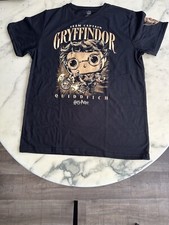 TEE SHIRT POP TEES TEAM CAPTAIN GRYFFINDOR HARRY POTTER QUIDDITCH TAILLE L NEUF