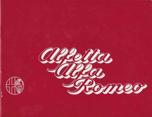Catalogue brochure alfa romeo - brochure,