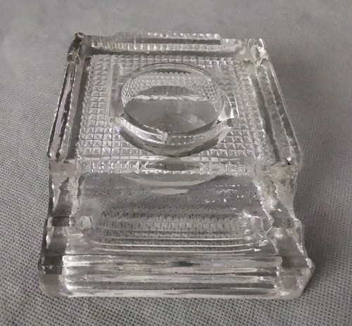 Ancien encrier verre - encrier, en