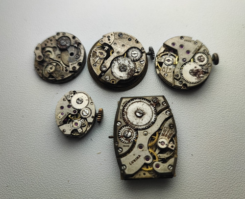 Watch lot movement - , parts