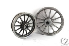 2002 02 Harley FXD Dyna Super Glide 13 Spoke 19" 16" Rim Wheel Set Straight