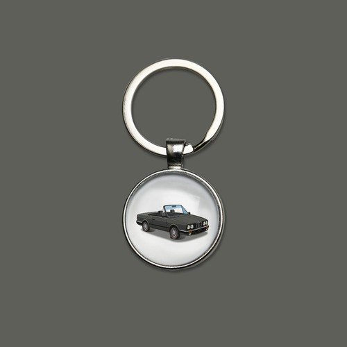 Porte clés bmw e30 - porte-clés, cabriolet