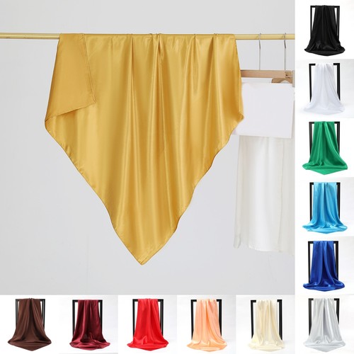 Foulard hijab carré satin - foulard,