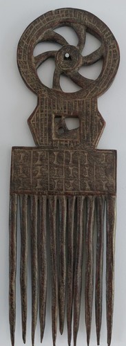 Art africain grand peigne - art,