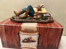 BROKEN Efteling Park Contte Cottage Figurine Luville Mein Thumb and the Giant Ogre