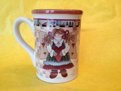 Porcelain mug raggedy - porcelain,