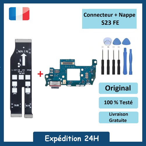Connecteur charge nappe - connecteur, +