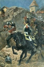 toile tableaux  soldat guerre