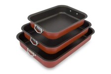 - Oven dish with handles - non-stick coating - set of 3