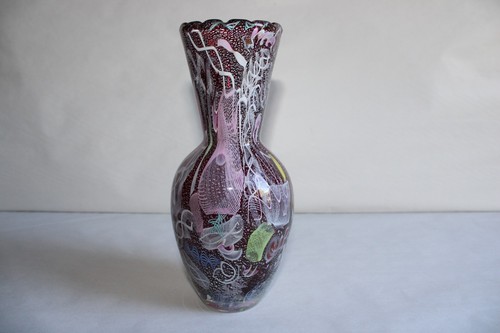 Murano glass vase dino - vase,