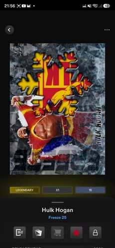 Hulk hogan 15cc legendary - hogan,