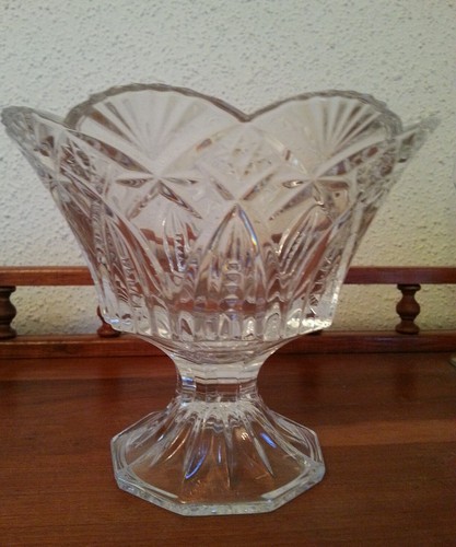 Durand crystal footed - j.g.,