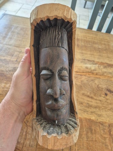 Statuette africaine visage