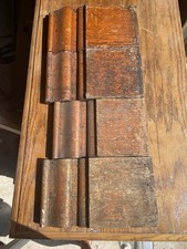 old vintage antique plinth blocks Set Of 4 Roughly 6x10 Inches
