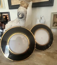 2 Cadres Ronds Anciens Peints