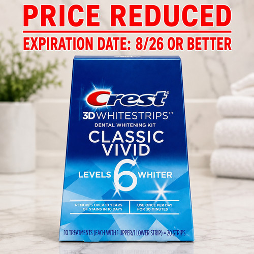 Crest whitestrips classic - 3d,