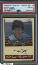 2011 Goodwin Champions Autograph Swimming Mark Spitz AUTO PSA 8