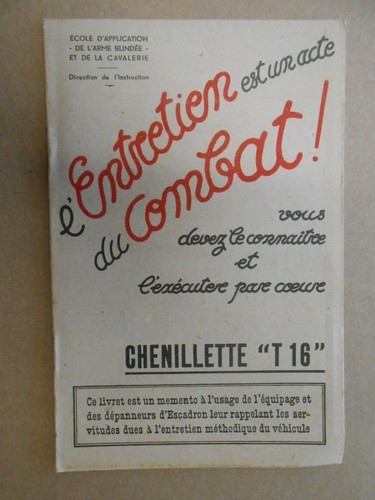 Etudes techniques chenillette - etudes,