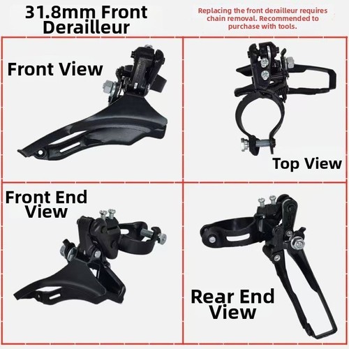 Dérailleur pour avant vélo - pour,