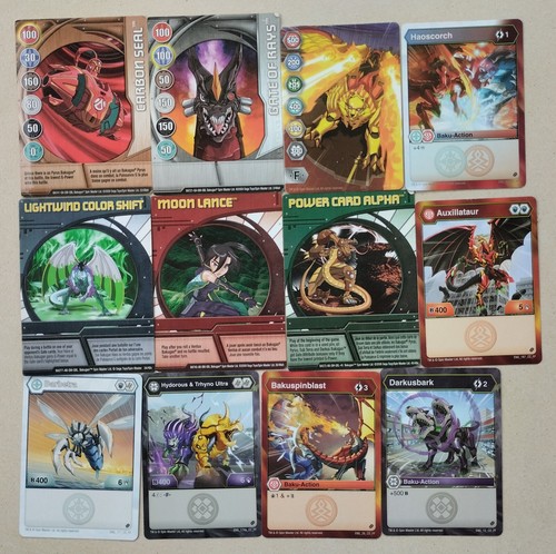 Lot cartes bakugan dont - lot, 12