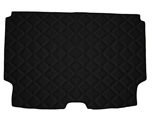 Matelassé cuir éco noir - matelassé,