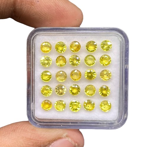 Pcs saphir jaune - 8, canari