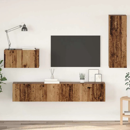 Meuble mural avec étagère - tv,