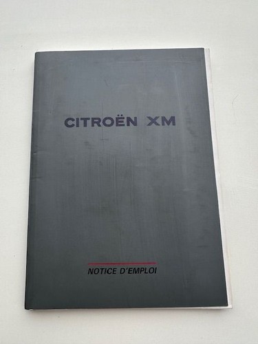 Citroën notice d emploi - citroËn, xm