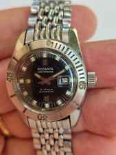 Rodania Watch Inox Waterman Vintage Skin Diver 21 Jewels Automatic date 