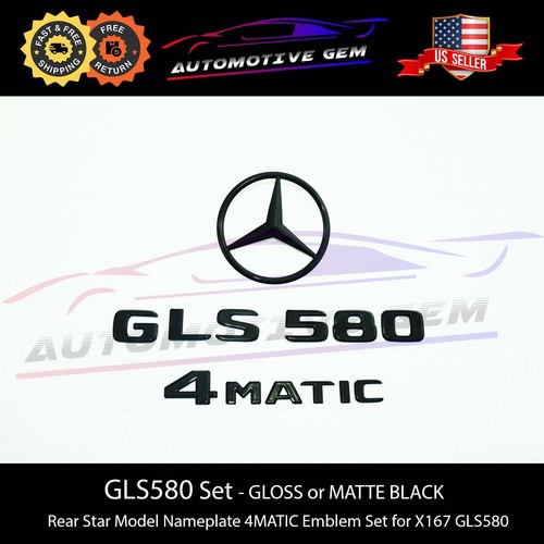 Gls580 4matic rear star emblem - 4matic,