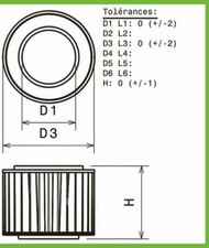 Filtre a air Green pour VW