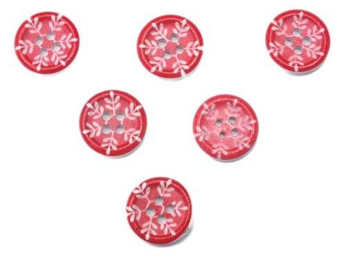 Lot boutons bois rond - boutons,