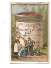 old advertising chrome Liebig for Julie the cook gold