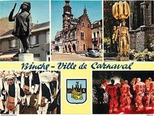 Belgique - Binche - Le Carnaval - Multivues - Blasons - Automobiles - CPM - Voir