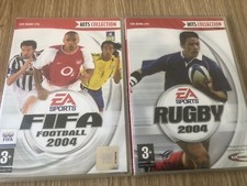 LOT 2 JEUX FIFA FOOTBALL 2004 + EA RUGBY 2004 PC CD ROM PC FRANÇAIS NEUF BLISTER