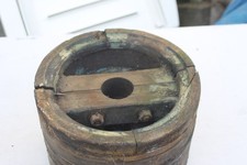 no 3 ancienne roue bois poulie