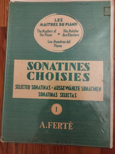 Partition piano sonatines - partition,