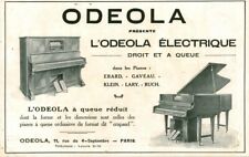 Antique 1928 Electric L'Odéola Piano Advertising Magazine Issue