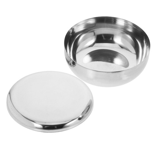 Saladier inox avec couvercle - inox,