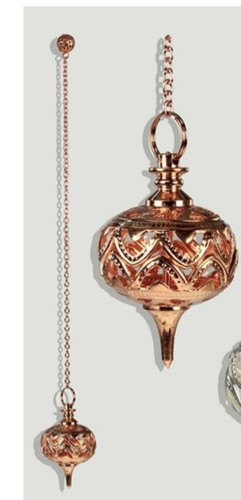 Pendule cuivre avec chaine - avec,