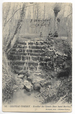 Old postcard "Chateau Thierry - Escalier des Géants (Bois Saint Martin) *** Animated ***