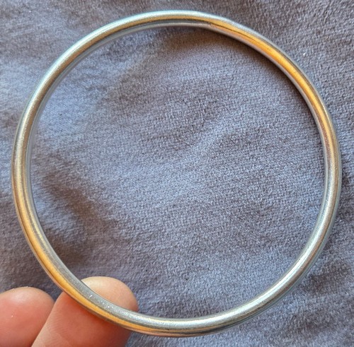 Bracelet jonc plein argent - plein, en