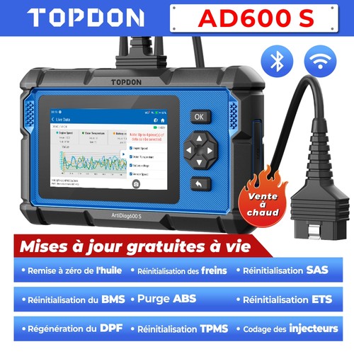 Topdon ad600 obd2 profi - topdon, s