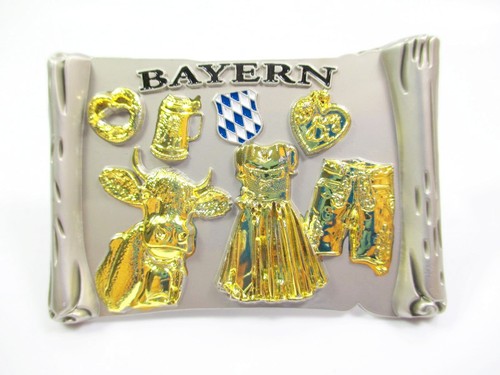 Bayern magnet metal bretzel - magnet,