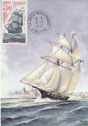 Cpsm goelette la - cpsm,