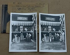 Hoover Sewing Machine NECCHI Booth Display Advertising 1950s 2 Rare Photos w Neg
