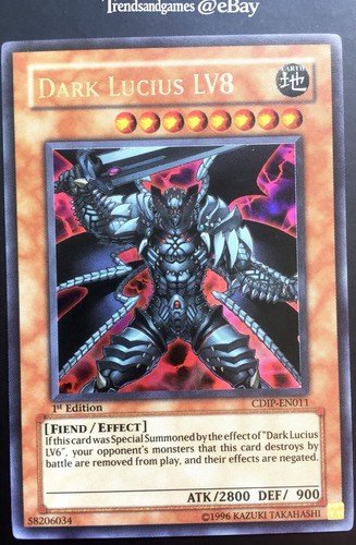 Yugioh dark lucius lv8 - yugioh,