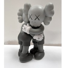 KAWS Together - Medicom Toy 2018 Gray. Two figures hugging. Art toy. 