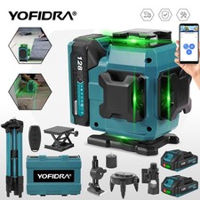 18V Niveau Laser 360° Autonivelant Lazer Niveaux 4D 16 Lignes Laser Avce Trépied