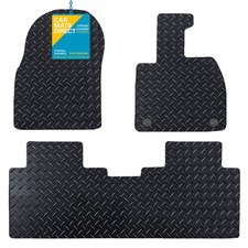 CAR FLOOR MATS FOR TOYOTA BZ4X 2022 ONWARDS 3PCS TAXI VERSION RUBBER MATS